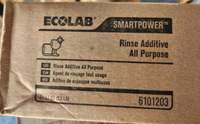 NEW Ecolab 6101203 Smartpower Rinse Additive Sealed Case of 2 - 2.5 lb Blocks