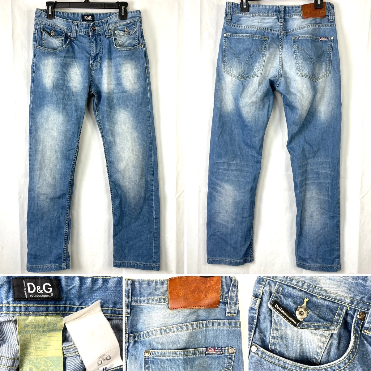 Dolce&Gabbana Women's Cotton Regular 30 Size Jeans for Men for