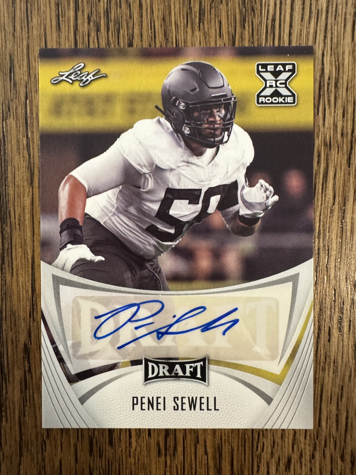 Penei Sewell Leaf Ultimate Draft 1992 Black Gold Autographs #PS1 Base