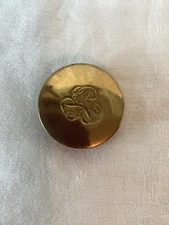 Chesebrough Ponds Red Rouge Full Compact 1.5”  Made in USA Vintage