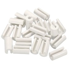 PATIKIL Kitchen Sink Rack Feet, 20 Pack 4.3mm ID x 9.5mm OD Plastic White