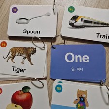 Children's English Learning Flash Cards with Pictures
