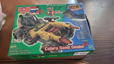 GI Joe BTR Cobra Sand Snake Firefly 3.75'' Action Figure 2003 MIB Built Rule Lego