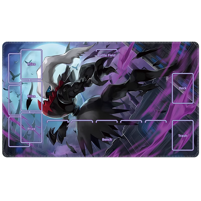 pokemon trading card game battle mat Pokemon Card Game Minimalist 2 Player Playmats