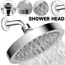 Luxury Shower Head High Pressure Rain Bathroom Chrome Showerhead Adjustable