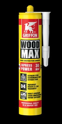 Griffon Holzkonstruktionsklebstoff Wood Max Express Power 380 g