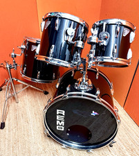 Raro set di conchiglie vintage REMO Quadura 20,10,12,15 conchiglie Acousticon