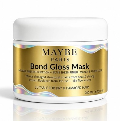 Bond Gloss Mask - Amino Acid & Botanical Hair Care Formula   Nourishing & Rep...