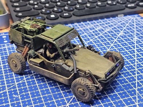 1:35 Resin Fast Attack Vehicle FAV US Built Military 2 Figures 1/35 Tank Quad - Picture 18 of 18