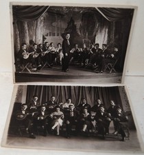 2 Original Early 1900s 5x7 Photos of Cuban Mandolin Orchestra
