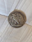 1918 D Walking Liberty Silver 50c Coin 90% Silver — photo 2