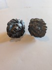 Vintage 90's Lion Face Shaped Curtain Clip Hook,Curtain Tie,Metal Free Floating