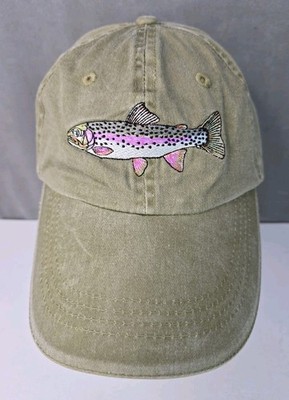 Wright & McGill Company hat fishing store Denver CO salmon trout strap back cap