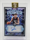 TIDJANE SALAUN 2025-26 TOPPS 3 TRIPLE POWER AUTOGRAPH HORNETS AUTO /49 Q5775
