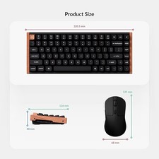 Keychron K2 HE Wireless Magnetic Switch Custom Keyboard and M3 Bluetooth Mouse
