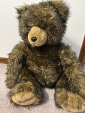 Oso grande de felpa Aurora sentado gigante de dos tonos color raro por favor leer