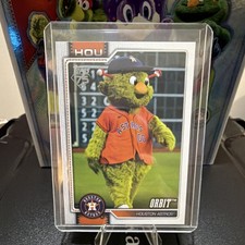 Topps 2026 Series 1 Celebration Orbit Houston Astros Mascot Insert Card M-20