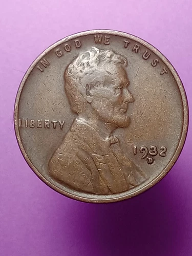 1932-D Lincoln Wheat VF One Cent 1c Penny Denver Free Shipping!