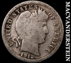 1912 Silver Barber Dime - Scarce  Better Date  No Reserve  #G9370