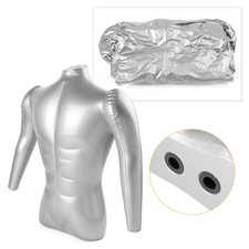 Male Human Half Body Dummy Inflatable Mannequin Torso Model Clothes Display