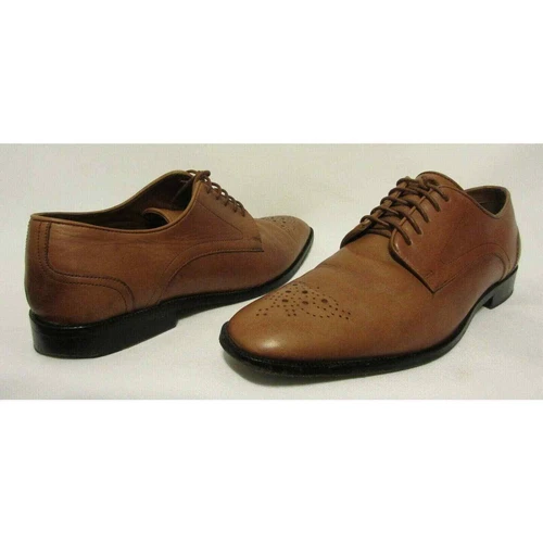 Scarpa Oxford Rockport da uomo taglia 10 marrone punta quadrata stringata Adiprene di Adidas