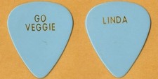 Paul McCartney gira de conciertos Linda McCartney dos líneas Go Veggie Guitar Pick