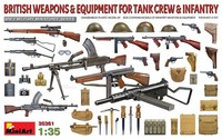 Miniart 35361 - 1:35 British Weapons & Equipment For Tank Crew & Infantry - Neu