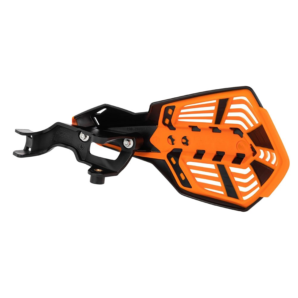 Acerbis K-Future Handguards Black/16 KTM Orange For Motorcycle