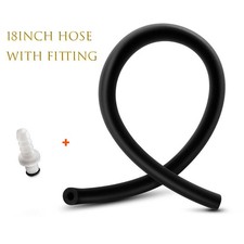 18inch Silicone Vacuum Hose Uncoated Uncollapsable with Fitting for Cylinders