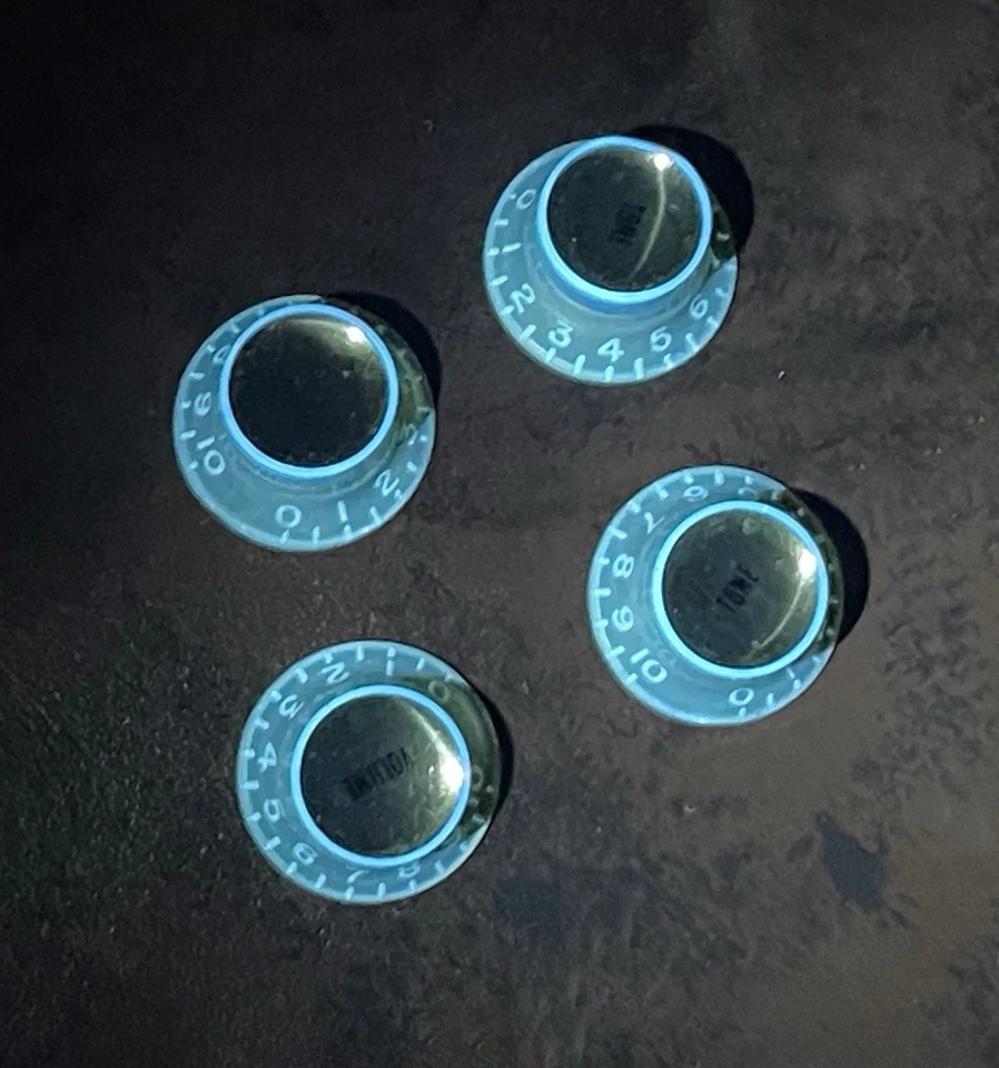 1960-63 Gibson Les Paul / ES Gold Reflector Knobs - Image 4 of 4