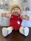 Coleco Cabbage Patch Kid Tan Blonde Fuzzy Hair Boy 1983