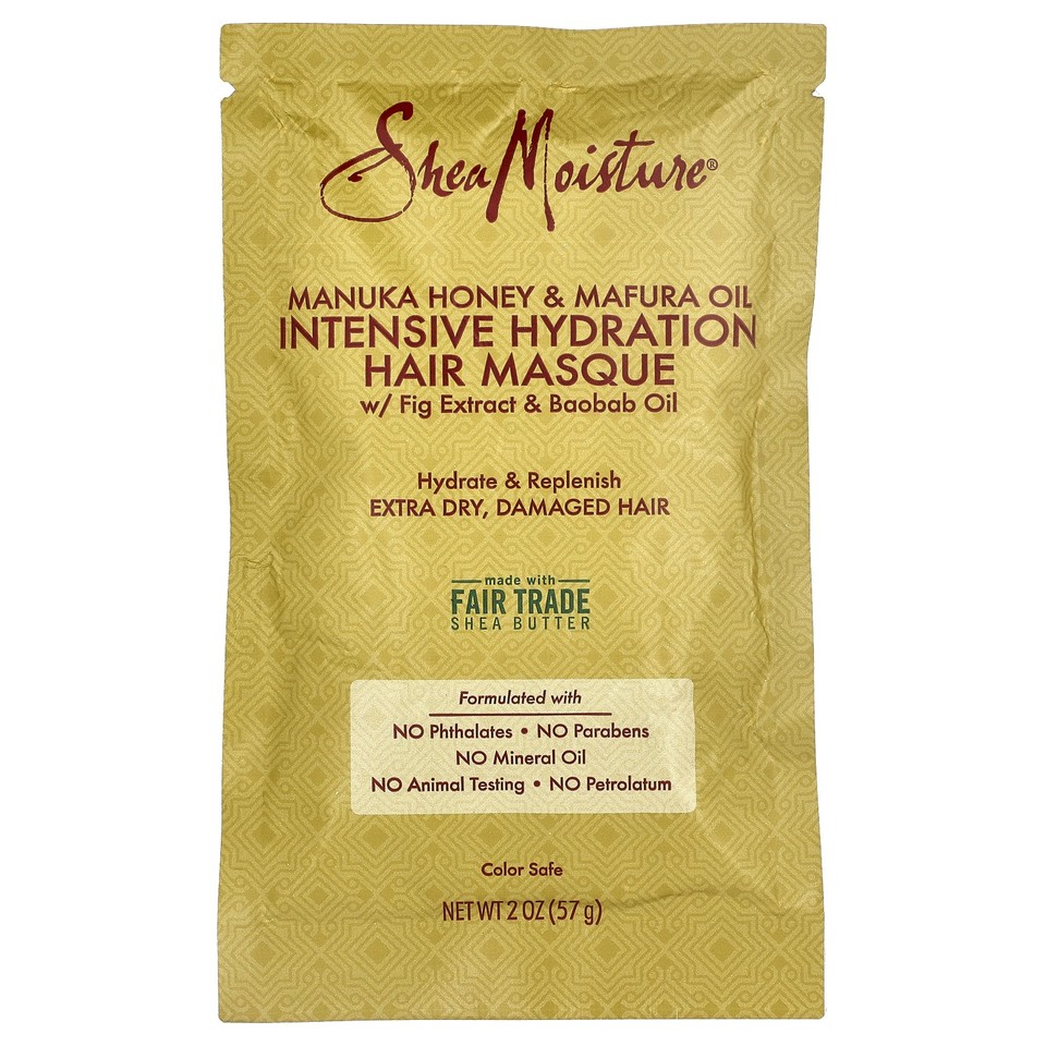 Manuka Honey & Mafura Oil Intensive Hydration Hair Masque, 2 oz (57 g)