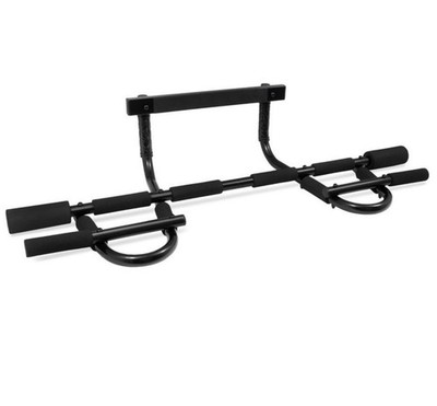 ProsourceFit Multi-Grip Foam Doorway Pull-Up Bar Steel, Black, 300 lb