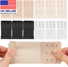 12 PCS Bra Extenders 3 Hooks, Bra Strap Extender, 3 Hook Bra Extenders for Women