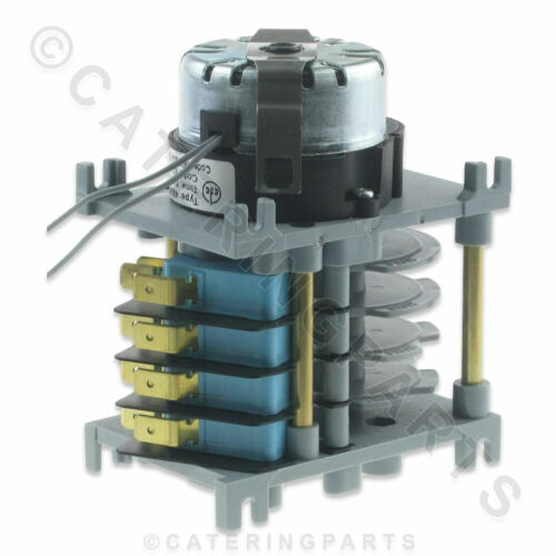 10300121 DIHR GASTRO SPÜLMASCHINE PROGRAMMTIMER 4 NOCKEN 230v MOTOR 1 2 3 MINUTEN