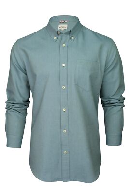 Ben Sherman Herrenhemd mit Button-Down-Kragen, Oxford-Gewebe, langärmlig