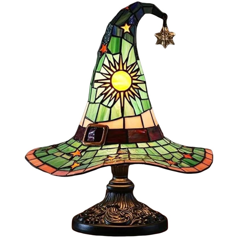 Witch Hat Lamp LED Bedside Lamp for Living Room Home Bedroom Decoration