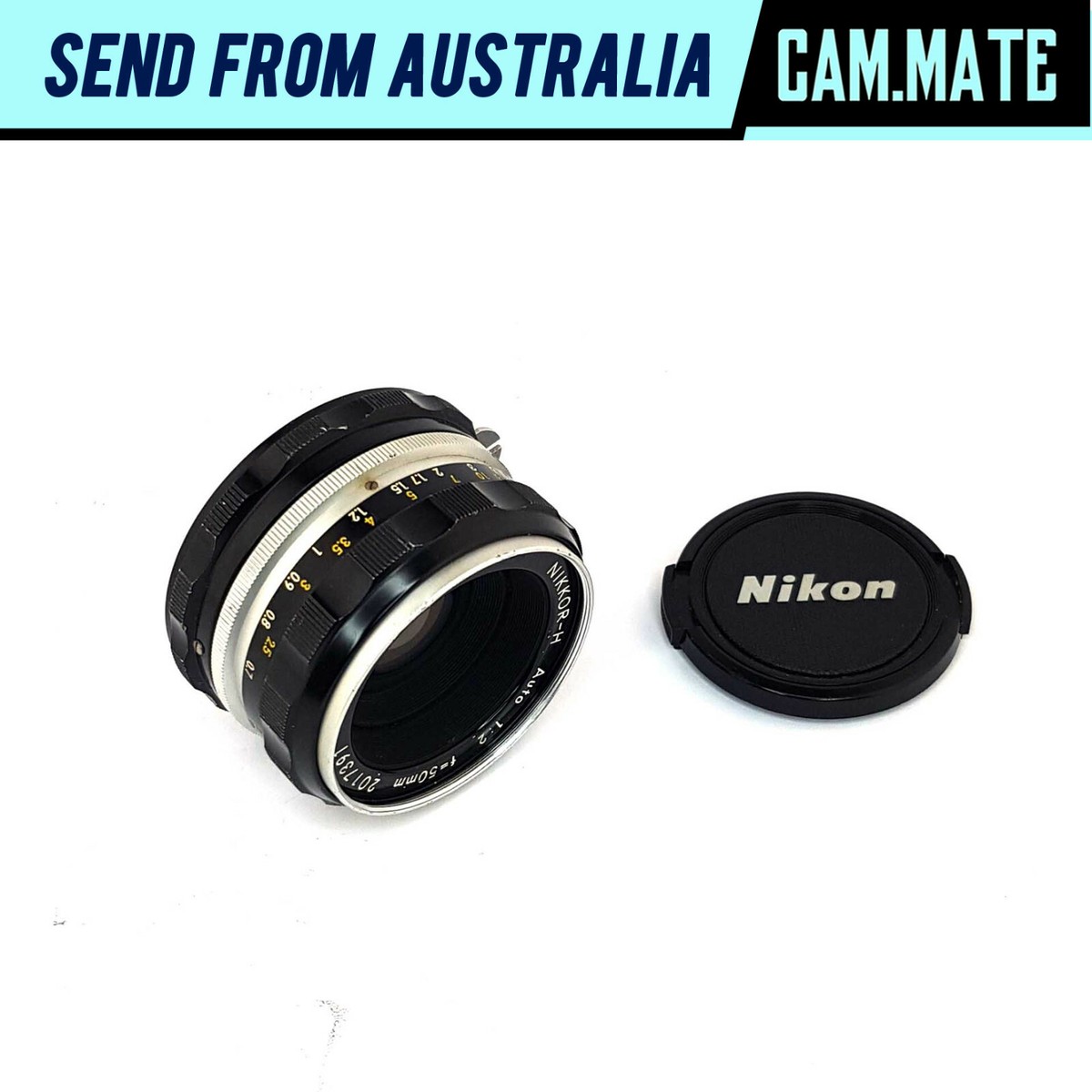 【美品】Nikon NIKKOR-H Auto 50mm f2 Nikon 50mm f2 Nikkor-H Auto Pre-AI - Lens – Kamerastore