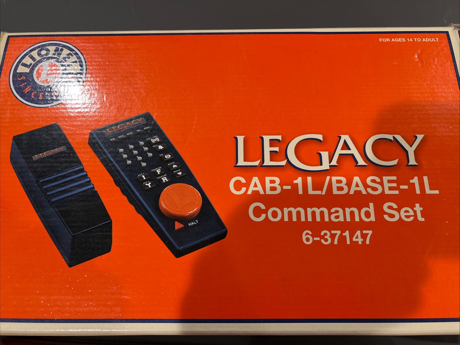 Lionel 6-37147 CAB-1L + Base-1L Command Control Set Legacy + 6-37146 Powermaster