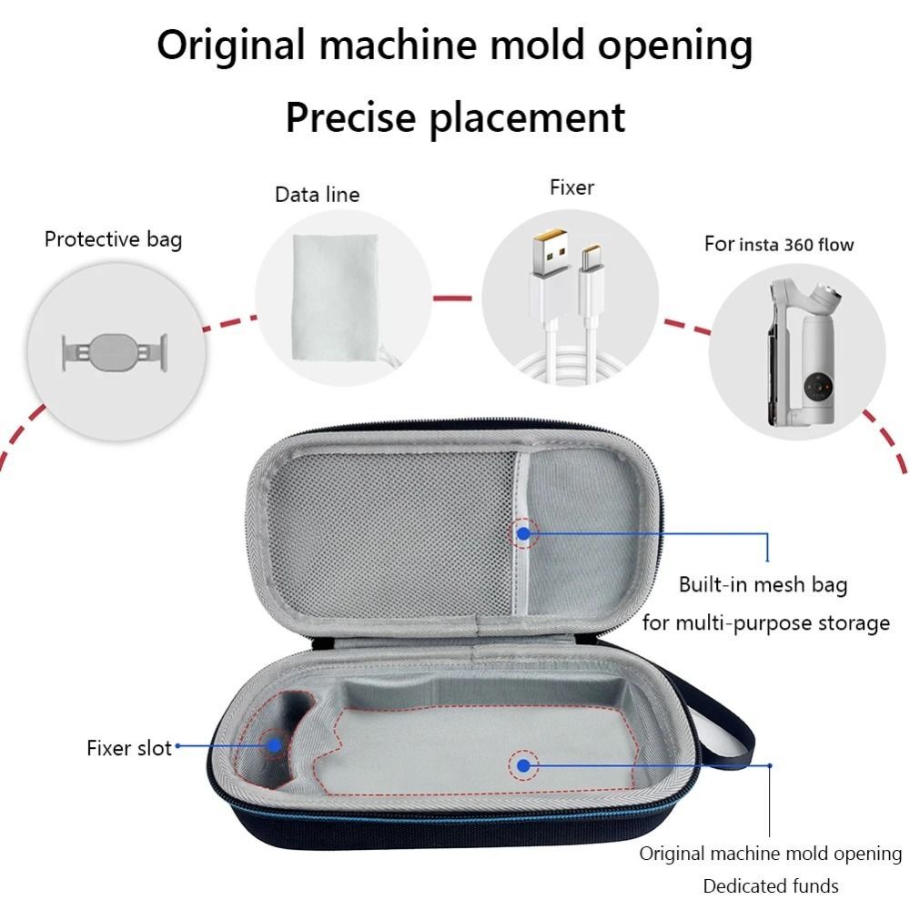 Antifall Handheld Gimbal Storage Box Stabilizer Handbag for Insta360