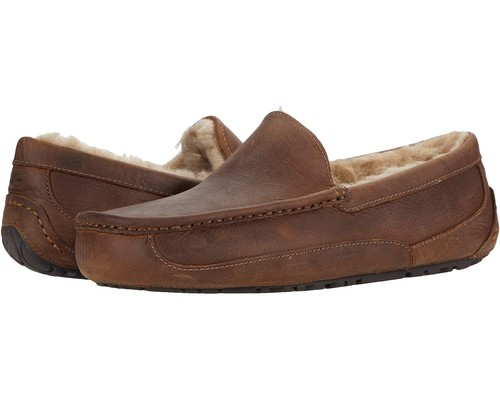 ROSS & SNOW Genuine Shearling Slippers Sz 13 Men display picture 1