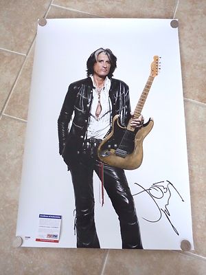 Joe Perry Aerosmith MUSEUM PIECE Signed Autographed 20x30 Photo