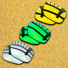 US 3 Sets Lenses Replacement for-Oakley Holbrook Mix OO9384-Silver Green Gold