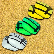 US 3 Sets Lenses Replacement for-Oakley Holbrook Mix OO9384-Silver&Green&Gold