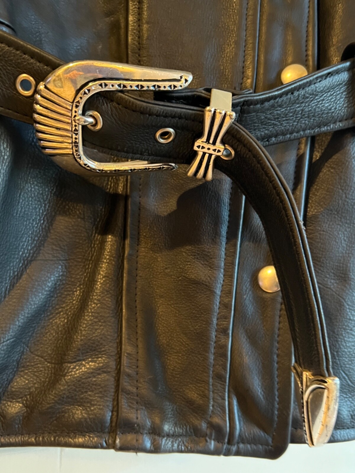 PROTECH LEATHER THINSULATE MOTORCYCLE Jacket WITH… - image 9