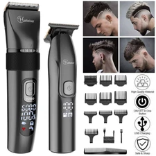 New Hatteker Hair Clippers Rechargeable Hair Trimmer Professional Beard Trimmer
