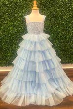 Jenniferwu Custom Made Girl Dress Evening Formal pageant Prom Dress Gown