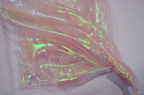 Iridescent Organza Fabric | Pearl Organza | 60" | Holographic Organza Fabric | - Picture 5 of 10