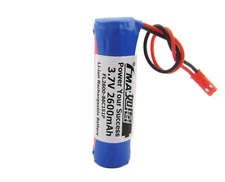 Speaker Amplifier Portable Audio LED light Protected 3.6V 2600mAh Li-ion Battery