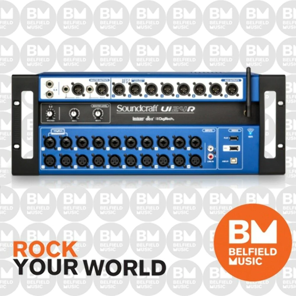 Soundcraft Ui24R デジタルミキサー Amazon.com: Soundcraft Ui24R Rack-Mountable Laptop or Tablet